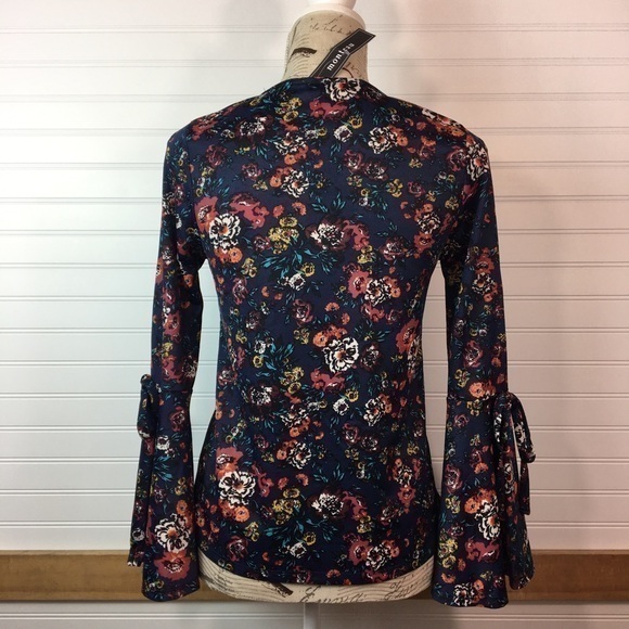 Monteau Boho‎ Blouse NWT Size Small  B31 - Picture 4 of 5